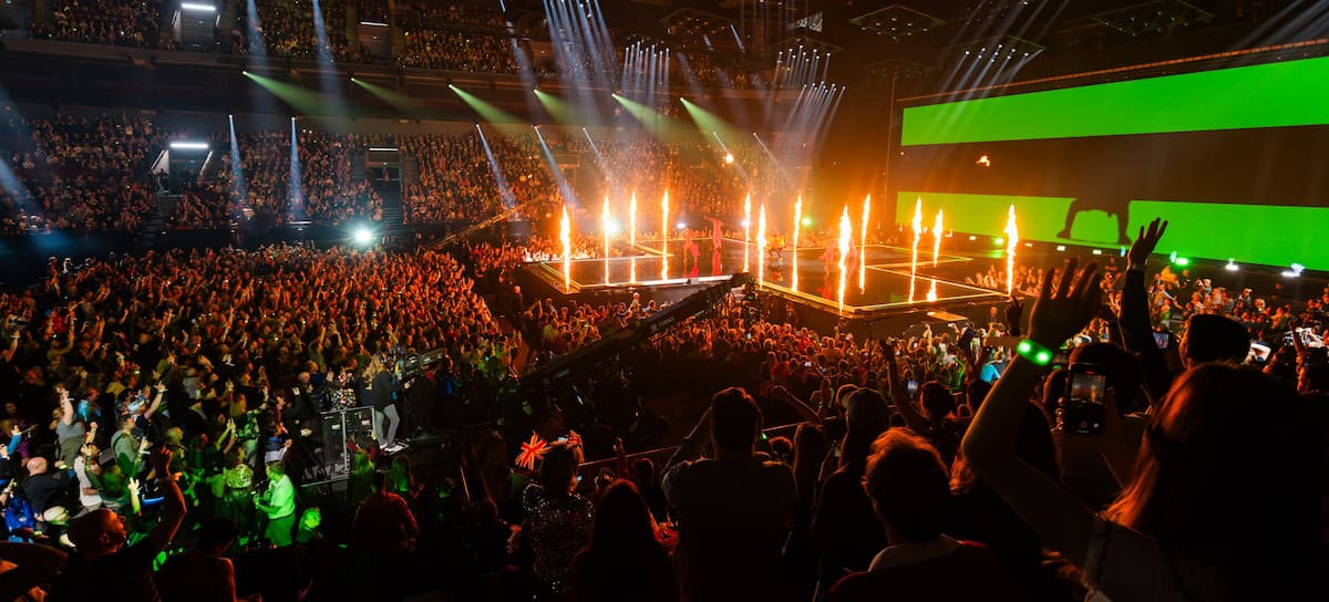 El escenario de la final de Eurovisión 2024.