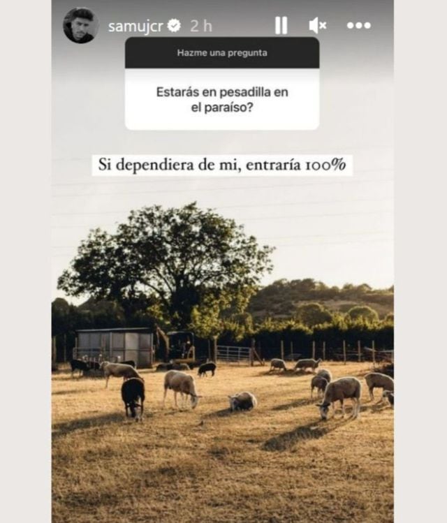 Samu Chávez habla de una posible entrada a &#039;Pesadilla en El Paraíso 2&#039;.