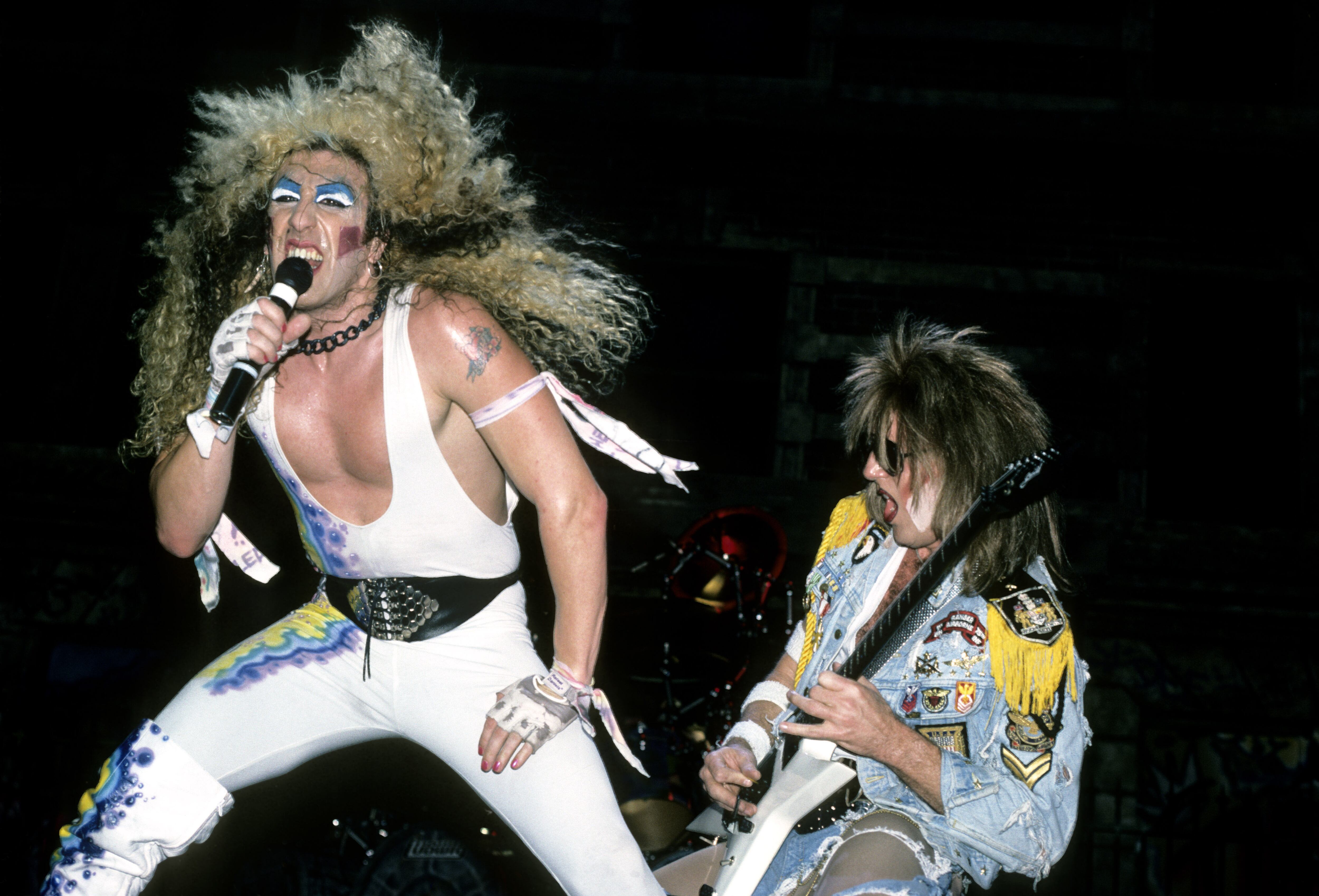 Dee Snider y Jay French en un concierto en Nueva York en 1989.