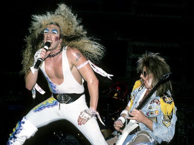 Dee Snider y Jay French en un concierto en Nueva York en 1989.
