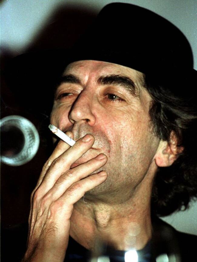 Joaquín Sabina en San Salvador, El Salvador el 23 de febrero del 2000