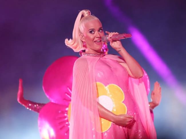 Katy Perry en 2020 ICC Women's T20 World Cup Media Opportunity
