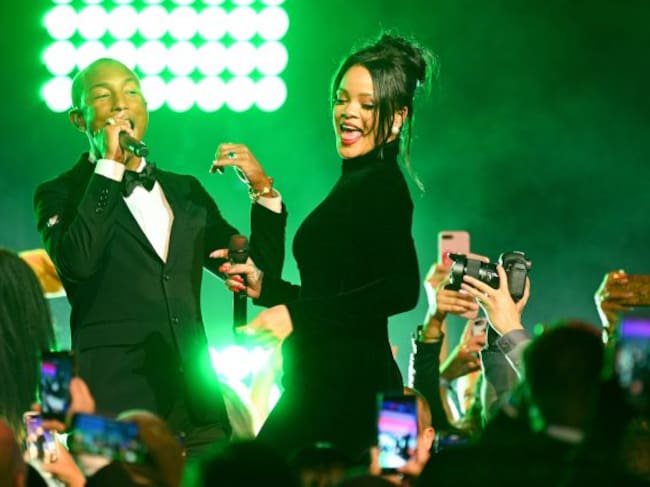 Pharrell Williams y Rihanna.