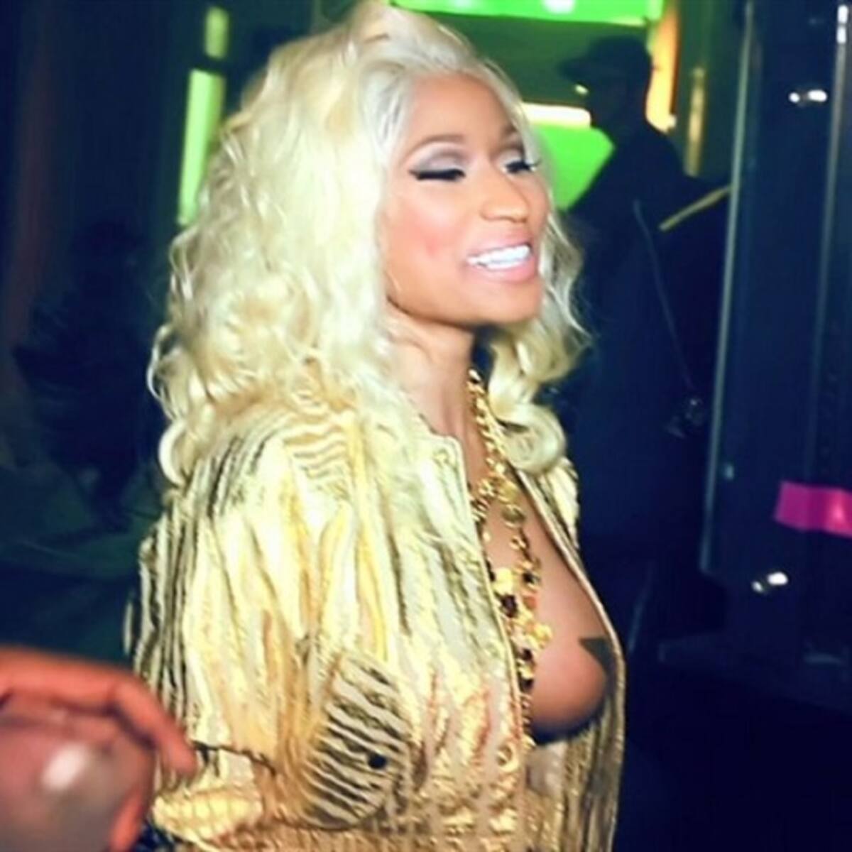 Nicki Minaj on fire