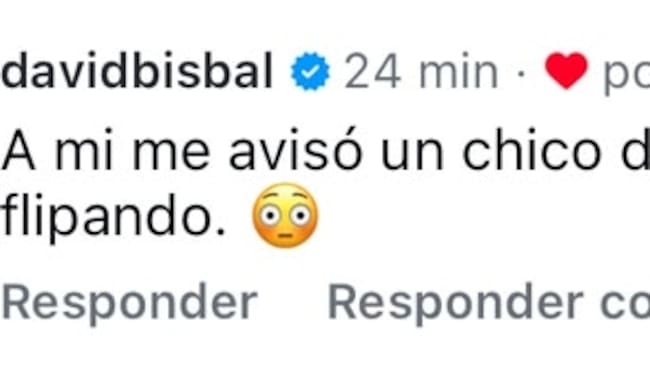 David Bisbal en Instagram