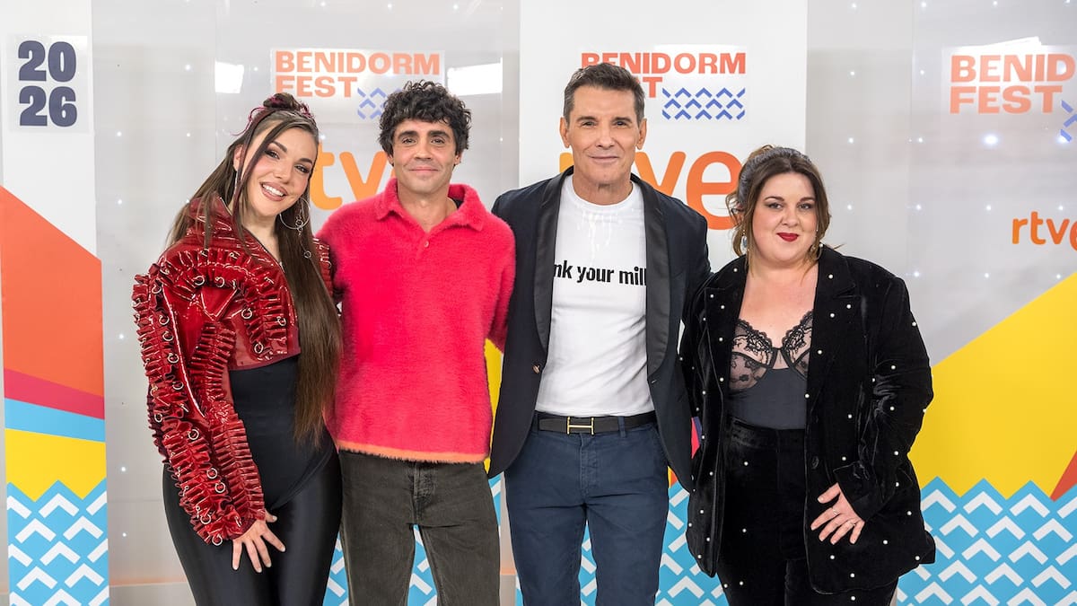 Quién presenta el Benidorm Fest 2026: hobbies, curiosidades y edad de Jesús Vázquez, Inés Hernand, LalaChus y Javier Ambrossi