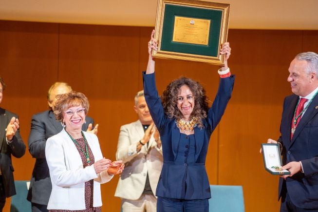 Rosario Flores aseguró sentirse &quot;muy honrada, orgullosa y emocionada&quot;.