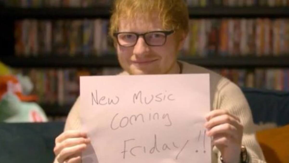 Se viene lo nuevo de Ed Sheeran