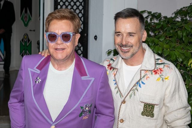 Elton John y David Furnish.