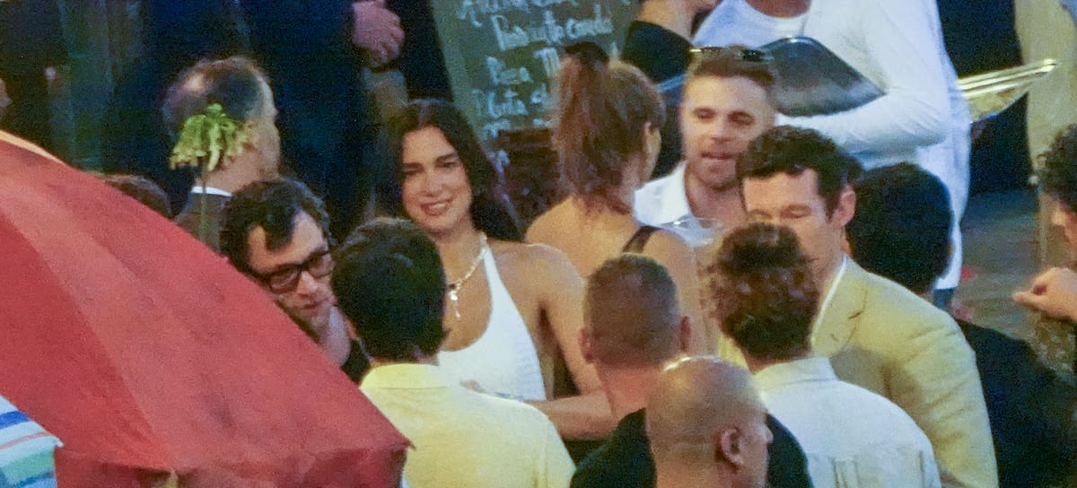 Dua Lipa y Callum Turner en la fiesta de su boda en Sicilia