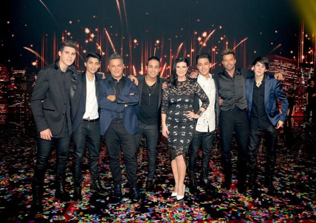 CNCO con Alejandro Sanz, Laura Pausini y Ricky Martin en La Banda.