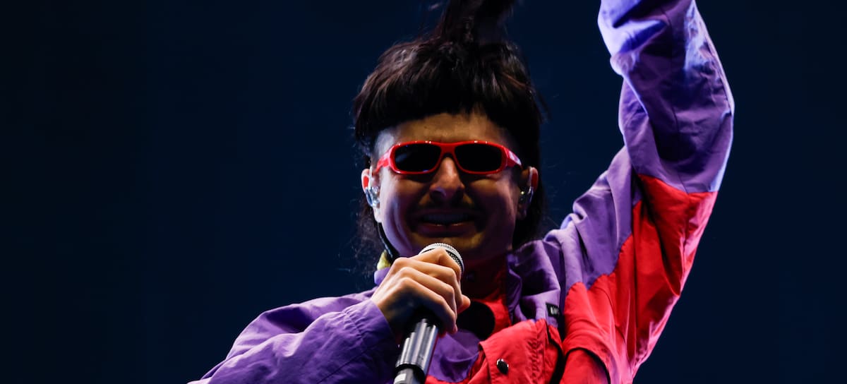Oliver Tree, en el Festival de Coachella 2026.