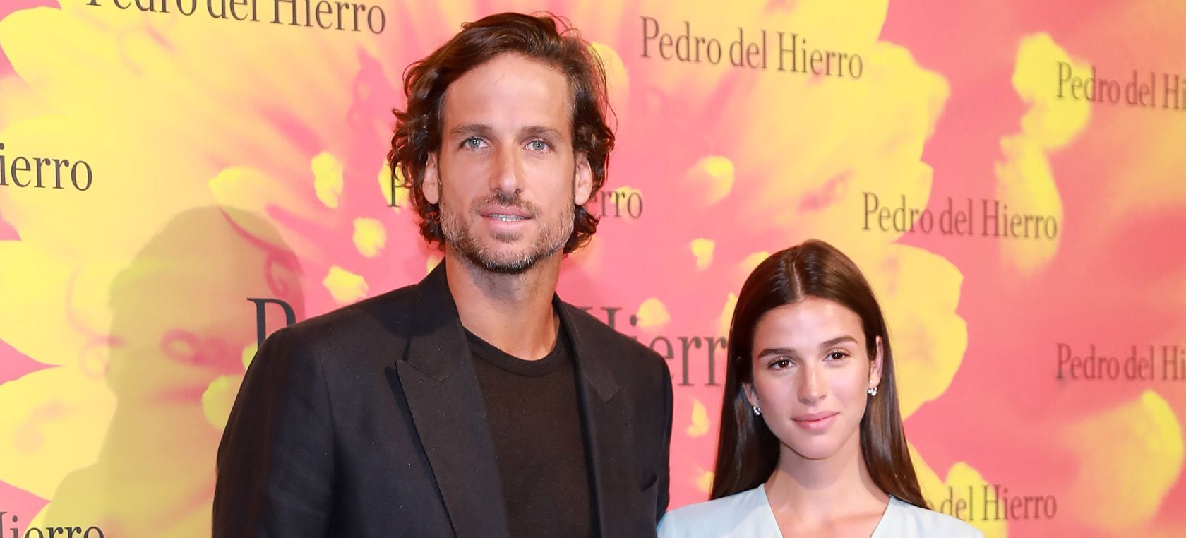 Feliciano López y Sandra Gago la Mercedes Benz Fashion Week 2019.