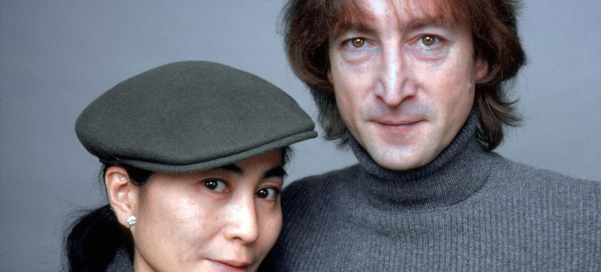 Yoko Ono y John Lennon en 1980