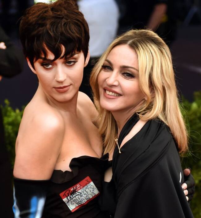 Katy Perry cambió su concepción sobre Madonna.