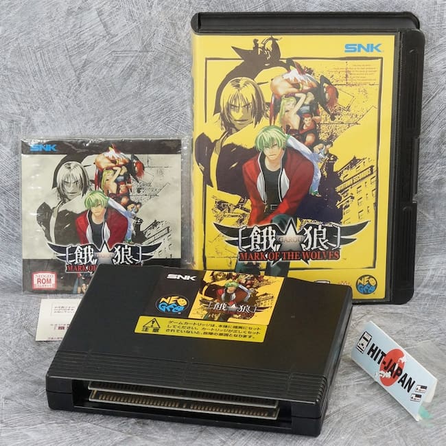 Copia original de Garou Mark of the Wolves para Neo Geo AES.