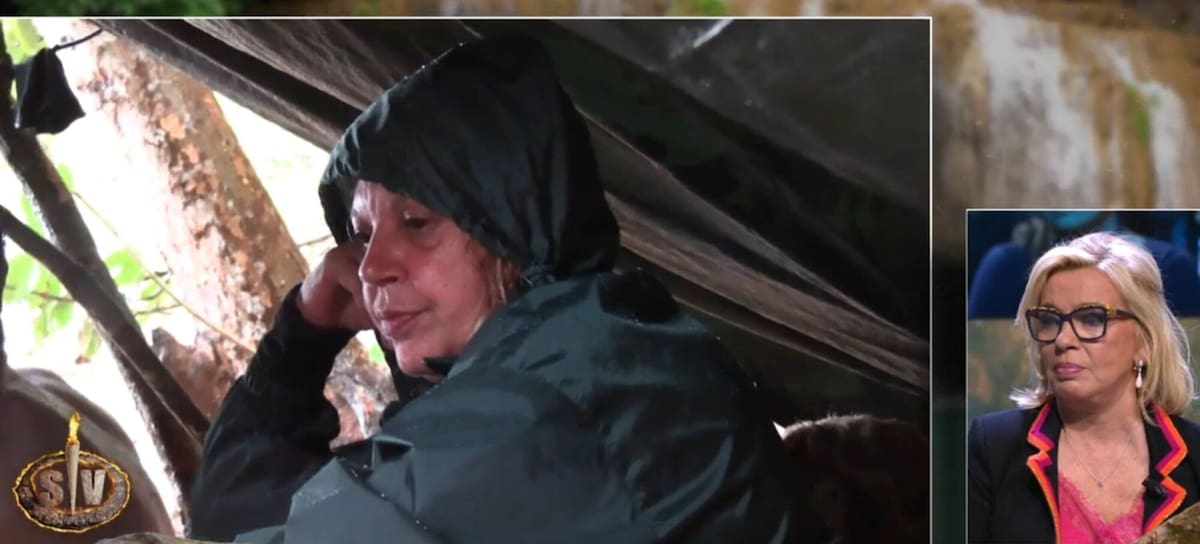 Terelu Campos, sobrepasada por el gran temporal de 'Supervivientes 2025', activa el protocolo de abandono.