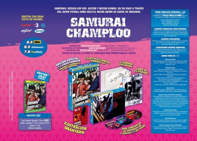 Samurai Champloo vuelve a las tiendas.