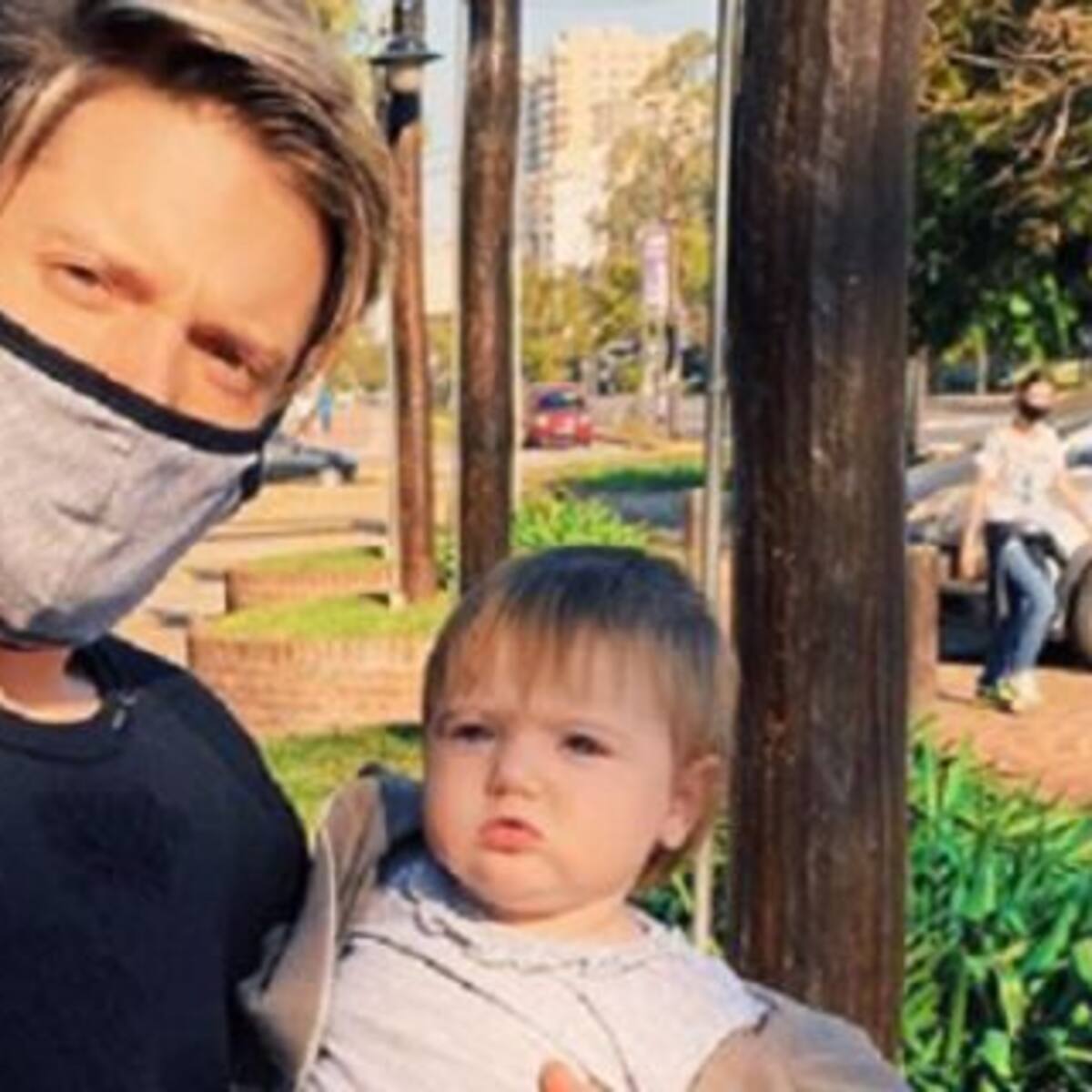 Así fue la primera salida de Lionel Ferro junto a su hija, después de 60 días de cuarentena