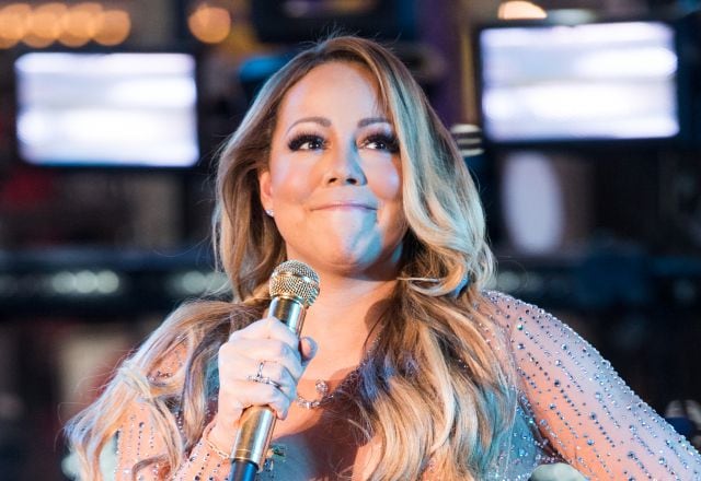 Mariah Carey durante su perfomance en Times Square para el año nuevo 2017, el 31 de diciembre de 2016.