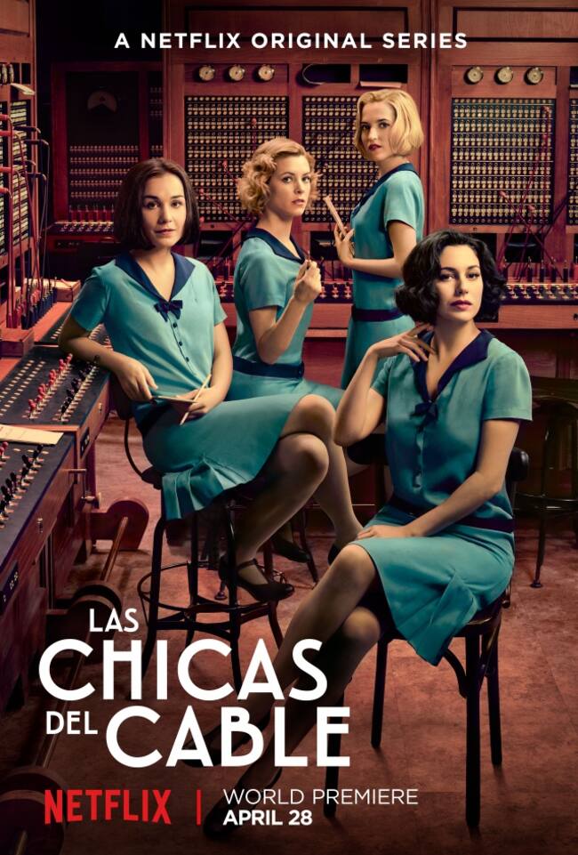Póster oficial de 'Las chicas del cable'