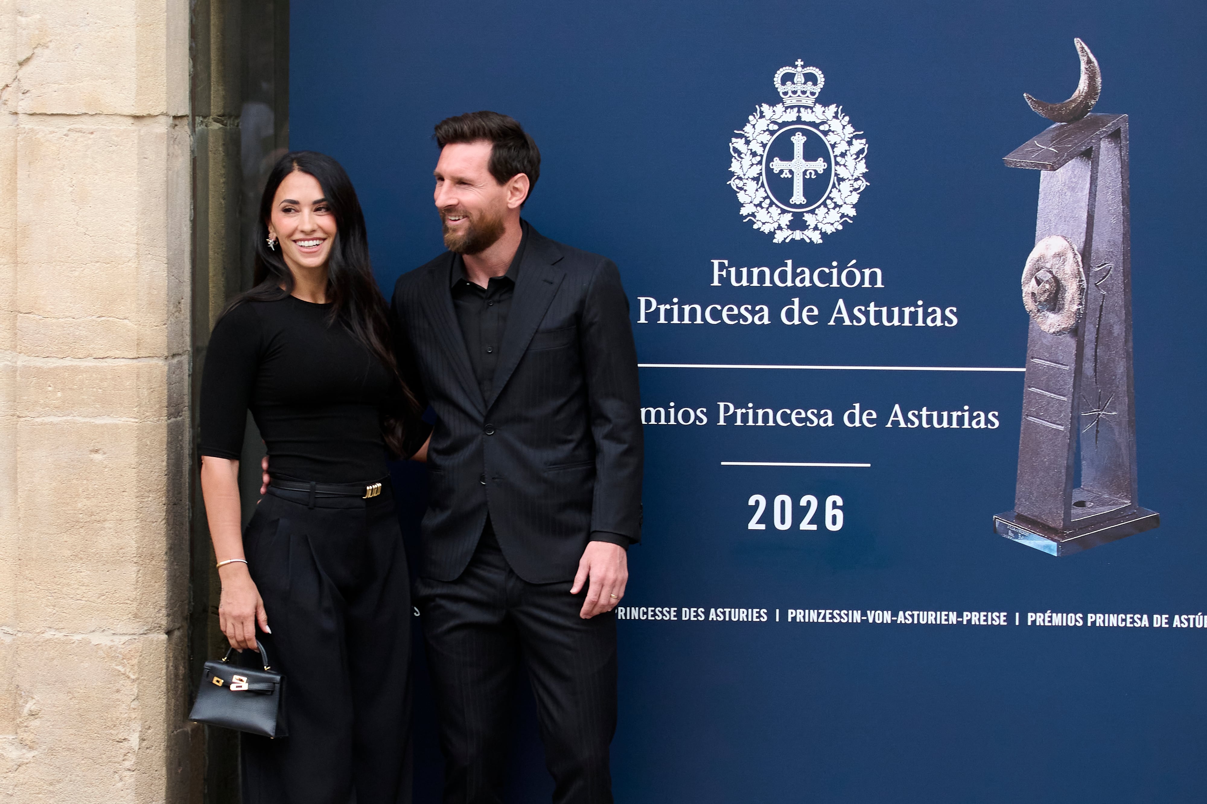 Leo Messi en los Premios Princesa de Asturias.