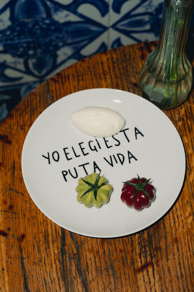 Detalle de la presentación del disco de Tu otra bonita.