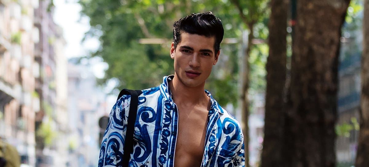 El modelo Davide Lenoci en 2019