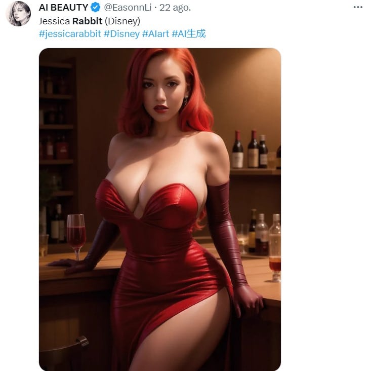 Jessica Rabbit en la vida real