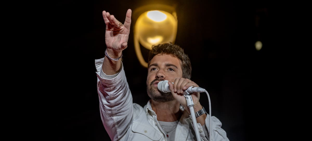 Pablo Alboran en la Puerta del Sol, 23 de septiembre de 2025.