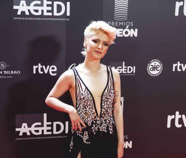 Alba Reche en los premios Odeón