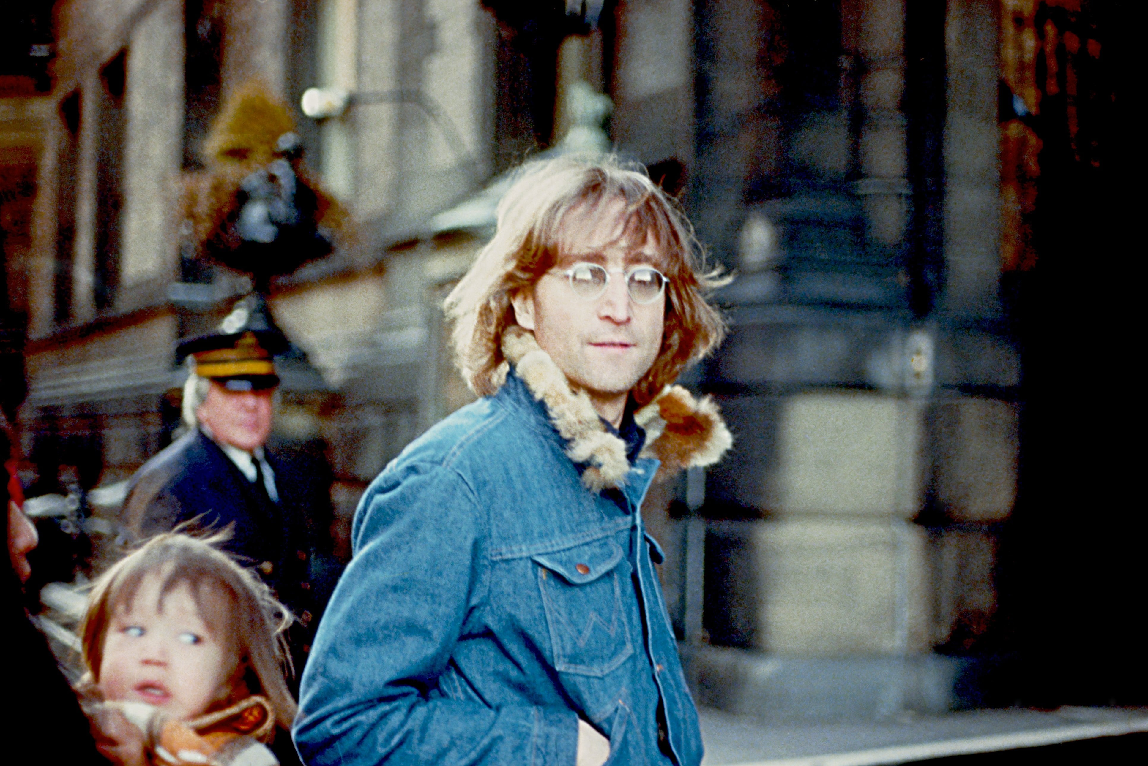 John Lennon en Nueva York en 1977.