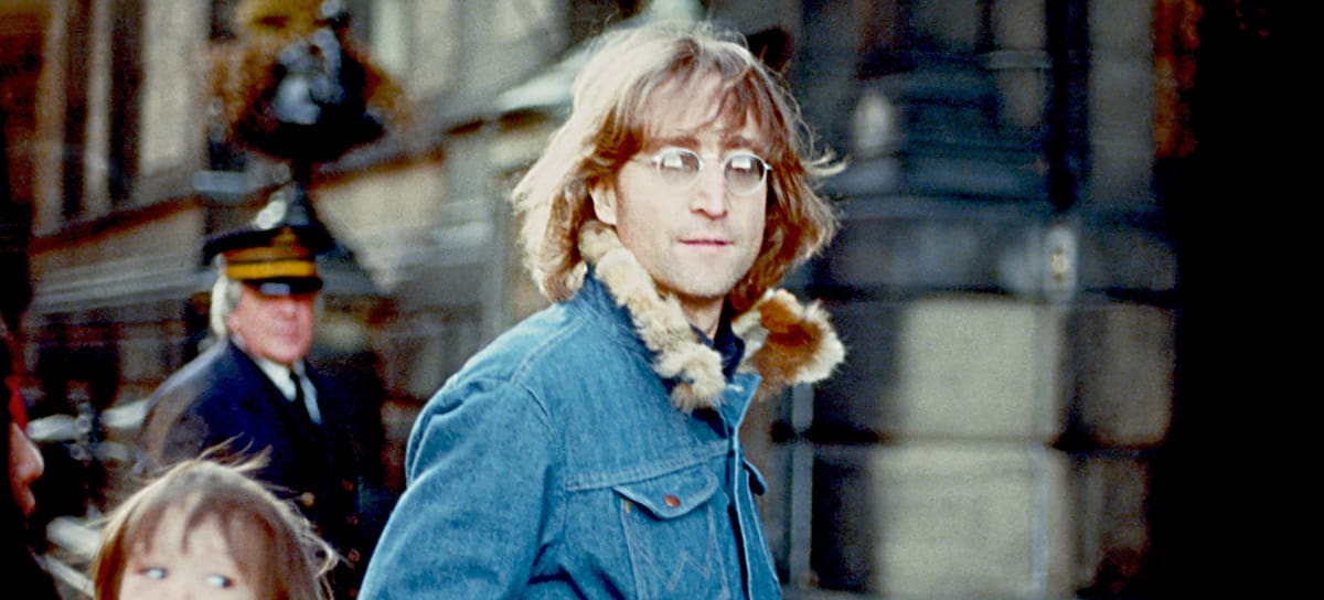 John Lennon en Nueva York en 1977.