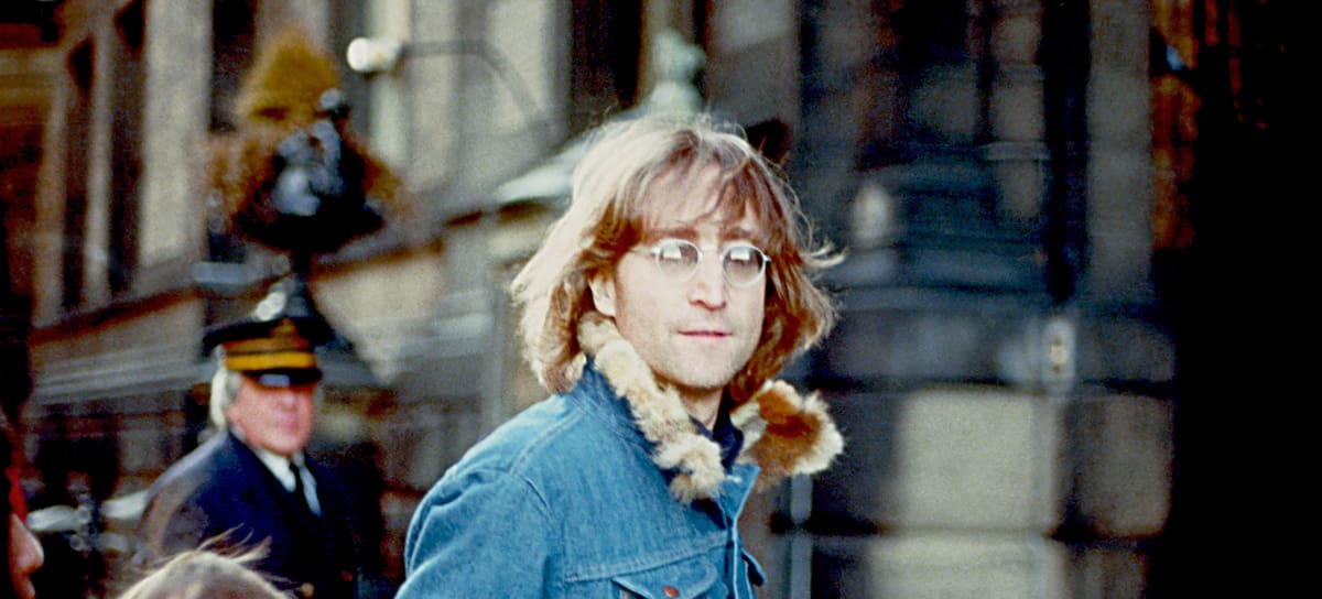 John Lennon en Nueva York en 1977.