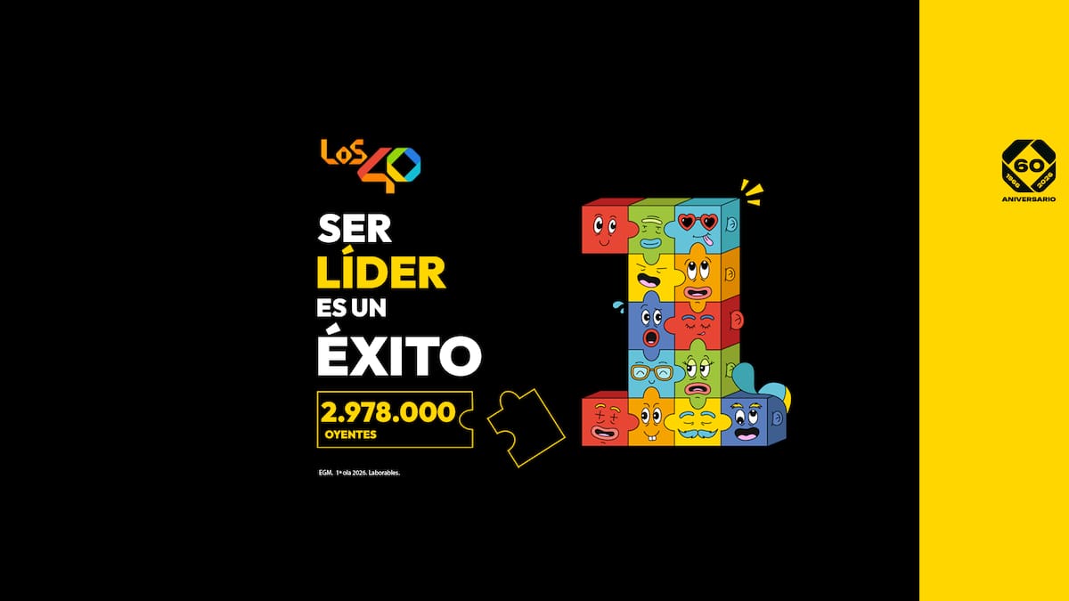 EGM: LOS40 abre el año creciendo con 2.978.000 oyentes diarios: ¡Gracias por seguir haciéndonos líderes!