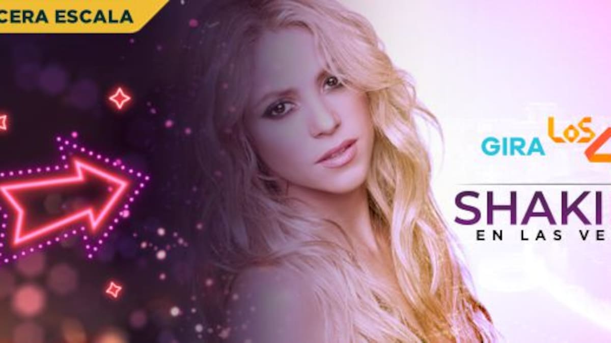 Gira LOS40 2018 - Tercera Escala: te llevamos a ver a Shakira en Las Vegas