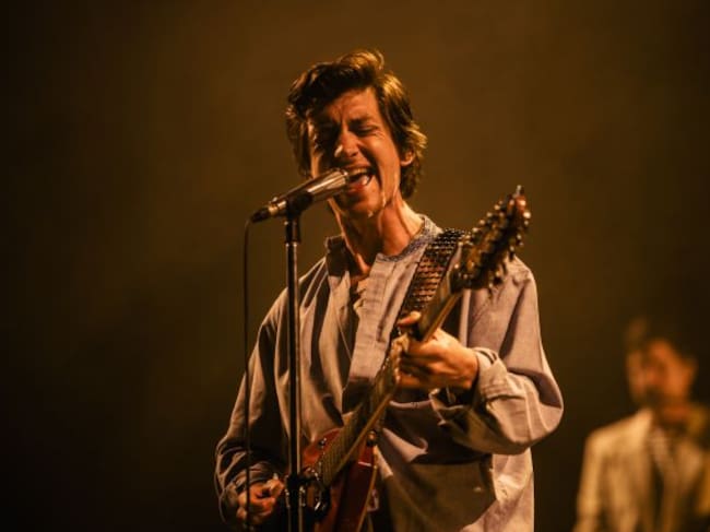 Alex Turner, cantante de Arctic Monkeys, durante un concierto en Mijas (Málaga) el pasado verano.