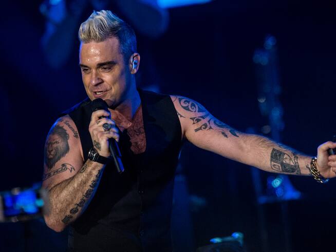Robbie Williams en el Lucca Summer Festival de 2015