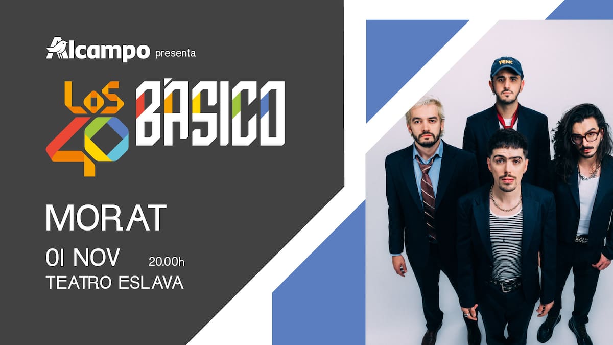Morat, nuevo protagonista de LOS40 Básico: ¡Así puedes conseguir tus entradas!