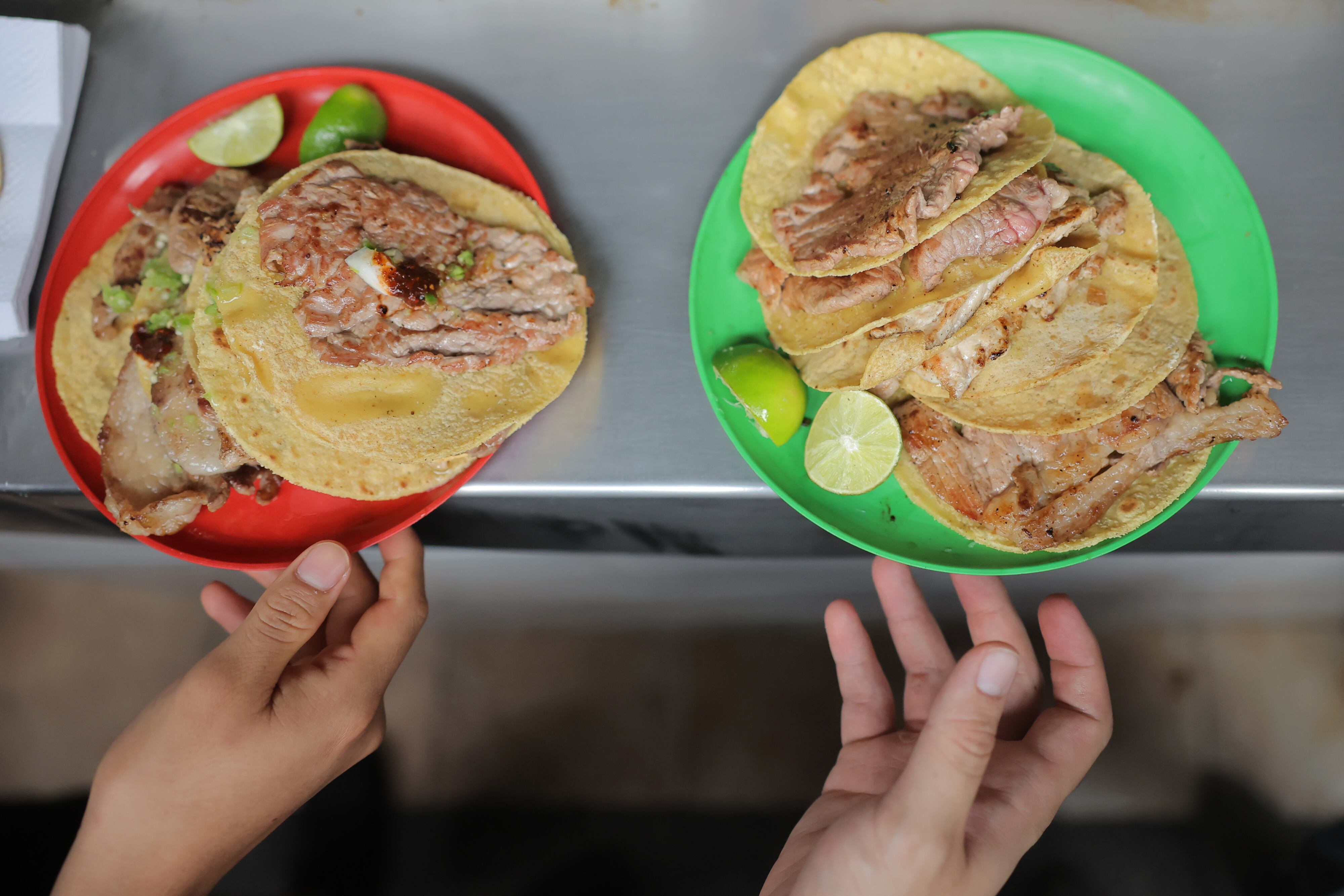 Tacos de taquería El Califa de León