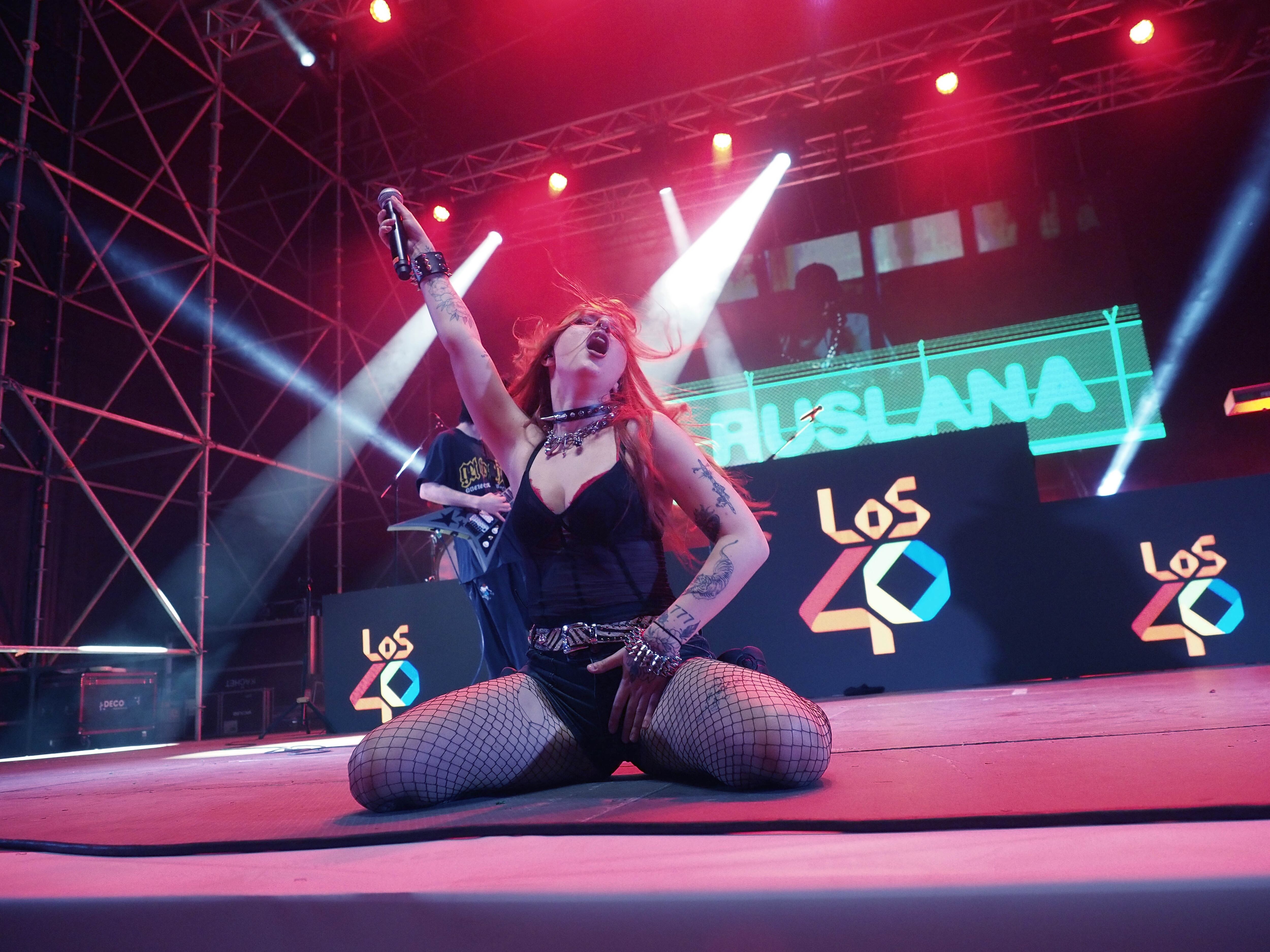 Ruslana fue uno de los grandes atractivos de la noche. La artista consigue captar la atención como pocxs artistas logran en directo.