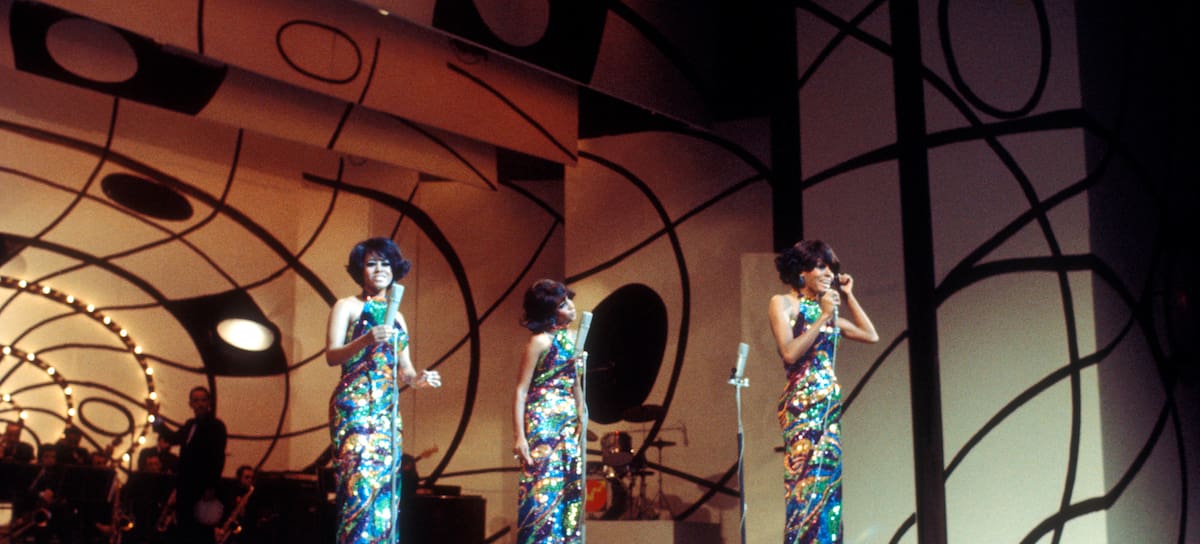 The Supremes, en concierto en París, en diciembre de 1966.