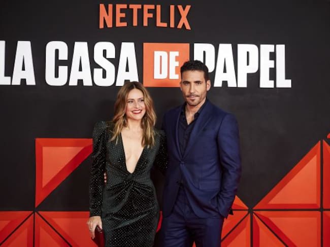 Itziar Ituño con Miguel Ángel Silvestre