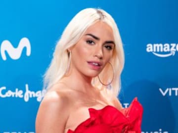 Lali Espósito explica su beso con Andrés de DVICIO en el PRESHOW de LOS40 Music Awards 2020