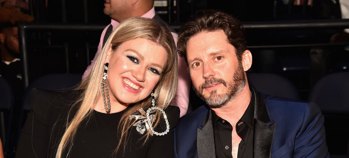 Kelly Clarkson y Brandon Blackstock, en los CMT Music Awards 2018.