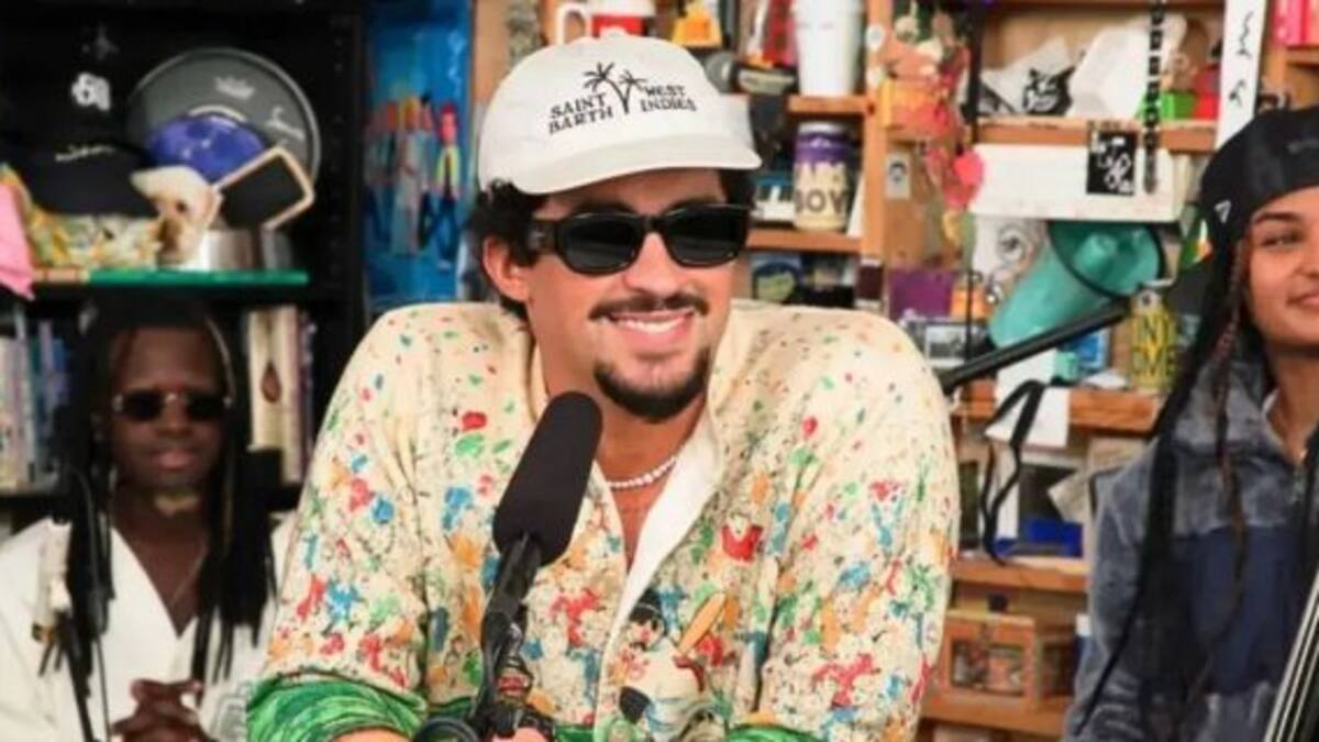 Bad bunny llega con su último álbum a Tiny Desk Concert