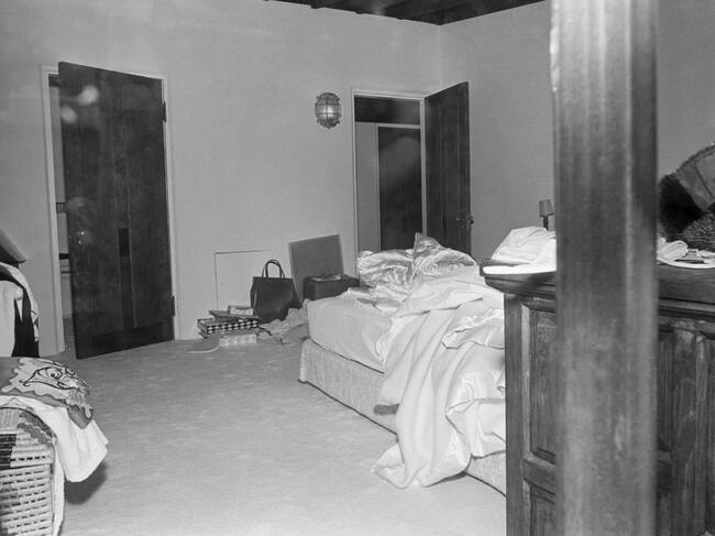 Habitación donde fue encontrada muerta Marilyn Monroe la mañana del 5 de agosto de 1962.