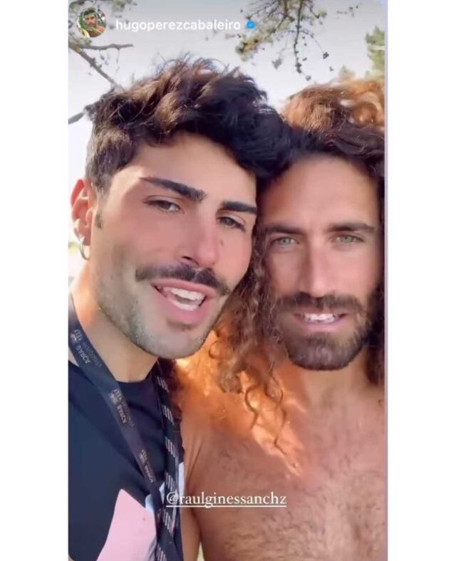 Hugo y Raúl en Stories