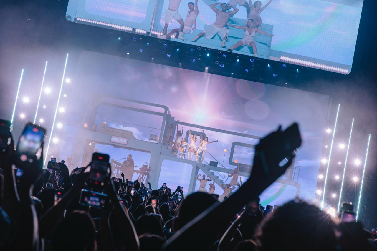 Aitana en concierto en el Movistar Arena de Bogotá con 'Cuarto Azul World Tour', 16 de octubre de 2026.