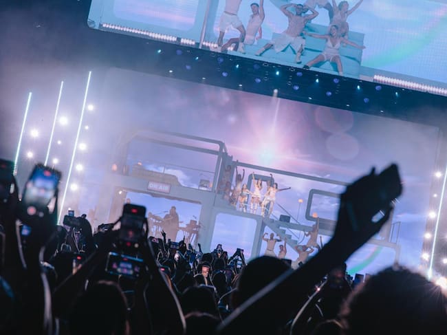 Aitana en concierto en el Movistar Arena de Bogotá con 'Cuarto Azul World Tour', 16 de octubre de 2026.